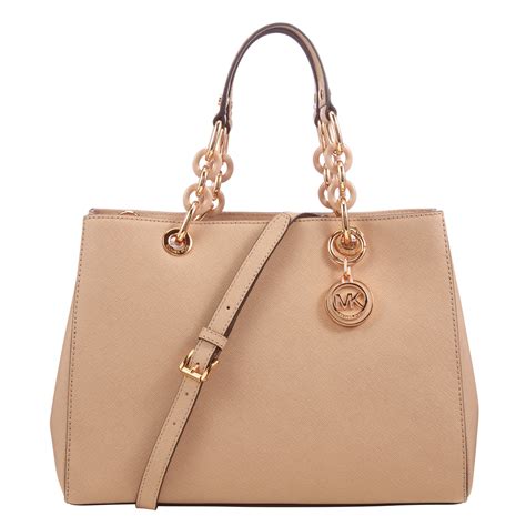 michael kors cynthia satchel pale pink|Michael Kors pink outlet.